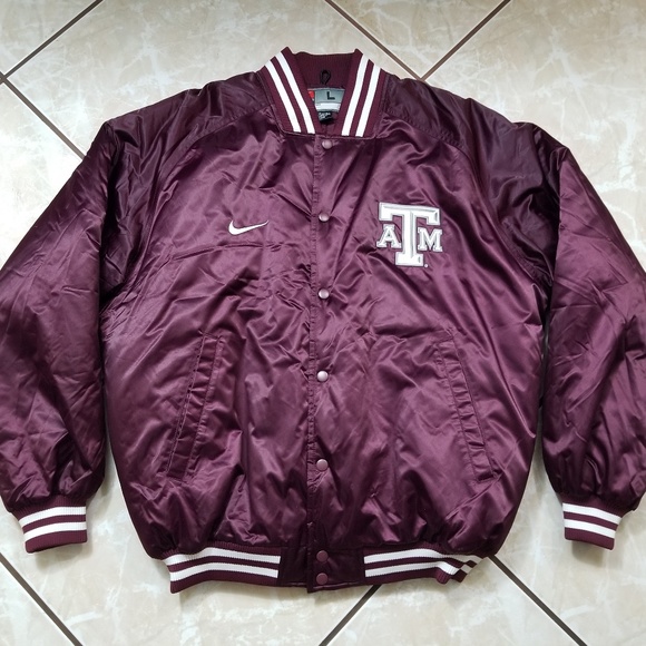 Rare Nike Texas Am Nylon Letterman 